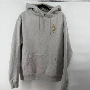 Shaka Wear Heavyweight Hoodie Gray Frog Graphic Los Angeles Size L